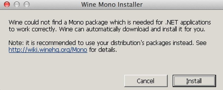 troubleshoot problems in wine on mac
